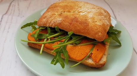 Queso vegano estilo cheddar de avena y batata