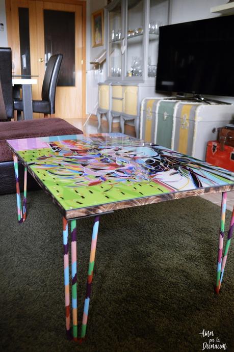 HAZTE UNA MESA DE CAFÉ DIY CON MUCHO ARTE