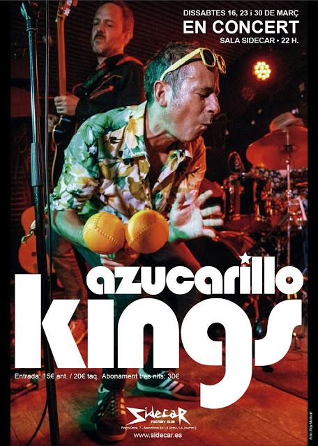 [Noticia] Azucarillo Kings vuelven con tres conciertos en Sidecar