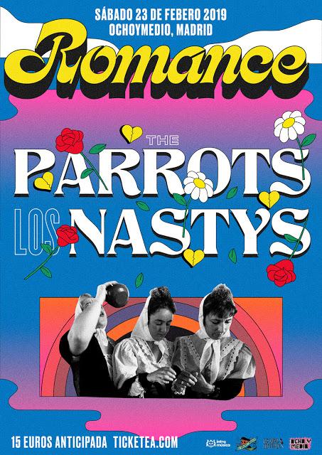 [Noticia] The Parrots y Los Nastys anuncian Romance, su fiesta de 10º Aniversario que se celebrará en Ochoymedio Club
