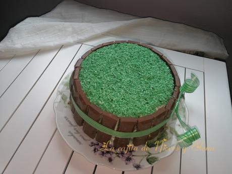 Tarta de almendras y chocolate sin gluten