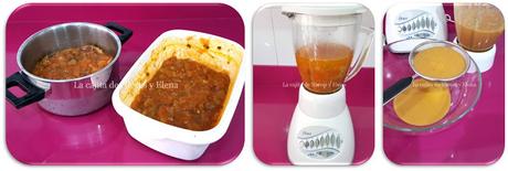 Sopa de tomate con caballa ahumada y salsa Vierge Sopa de tomate con caballa ahumada y salsa Vierge