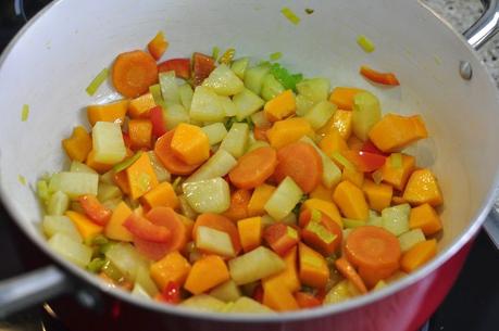 Lentejas con verduras (Lentejas viudas o pobres)