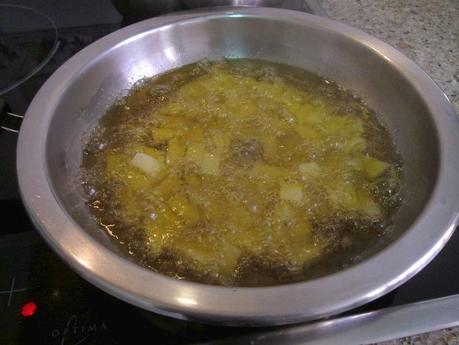 Tortilla de pencas de acelgas, jamón y patata