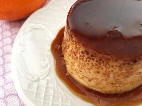 Flan de naranja