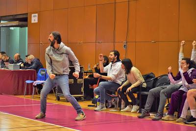 Galería de escenas del Bàsquet Femení Sant Adrià-.Al-Qázeres