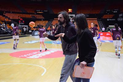 Galería de clics del Valencia Basket-Bàsquet Femení Sant Adrià