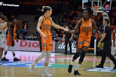 Galería de clics del Valencia Basket-Bàsquet Femení Sant Adrià