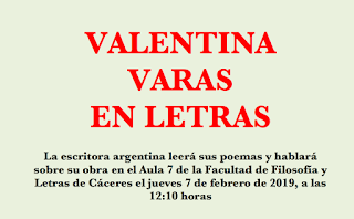 Valentina Varas en Letras