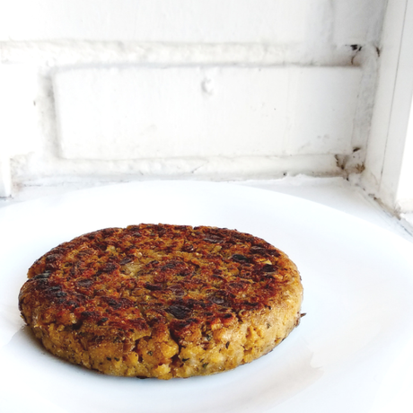 Hamburguesa Protéica Vegetal, sin gluten.