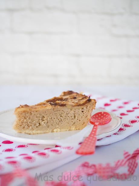 Tarta de manzana con baticora