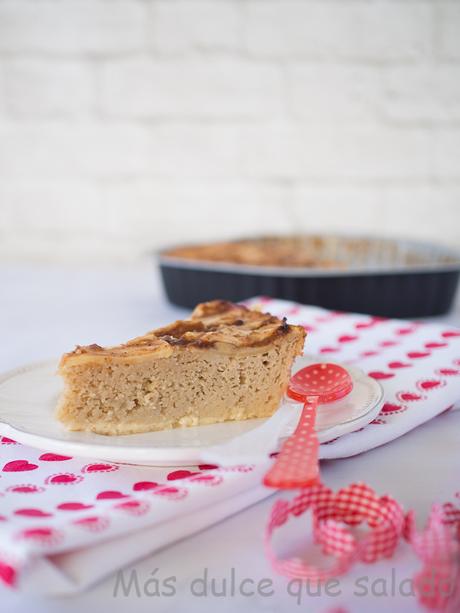 Tarta de manzana con baticora