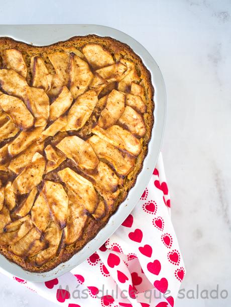 Tarta de manzana con baticora