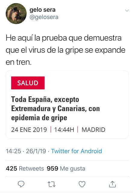 La gripe es como papá...