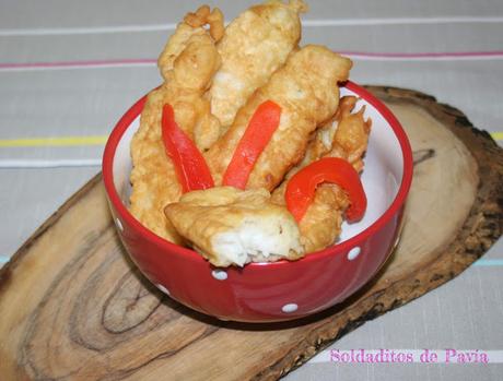 Soldaditos de Pavía El Ágora de Ángeles Soldaditos de Pavía ,bacalao rebozado