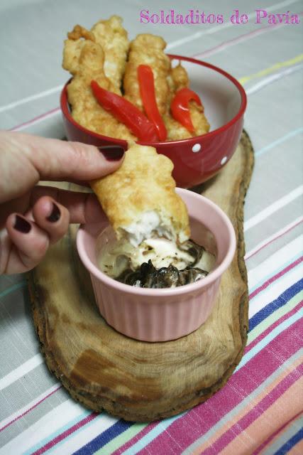Soldaditos de Pavía El Ágora de Ángeles Soldaditos de Pavía ,bacalao rebozado