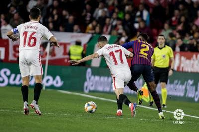 Crónica Sevilla FC 2 - FC Barcelona 0