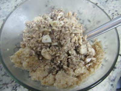 mezclar la quinoa con los champiñones Quinoa con champiñones Thermomix