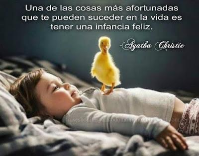 Frases Bonitas sobre la infancia -Agatha Christie