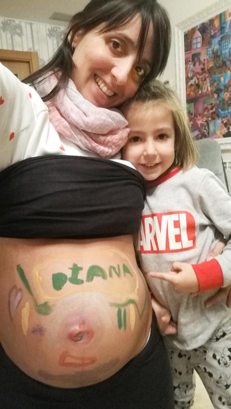 Mi Belly Painting en mi tercer embarazo