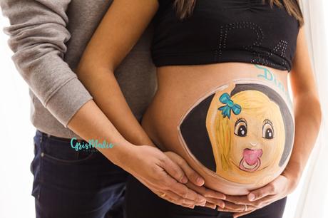 Mi Belly Painting en mi tercer embarazo