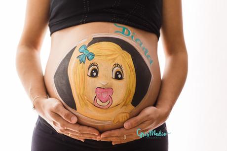 Mi Belly Painting en mi tercer embarazo