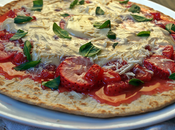 Pizza margarita dulce (Chocolate blanco fresa)