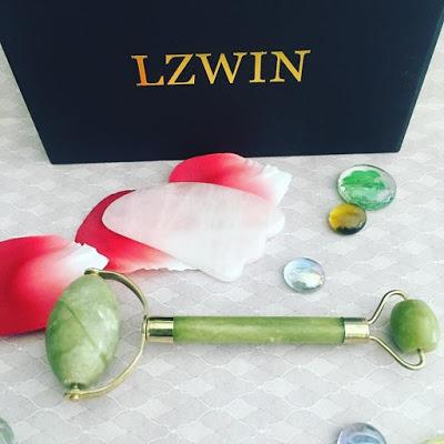 rodillo de jade, cuarzo rosa, piedra gua sha, gua sha, 