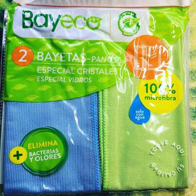 bayeco, limpieza ecológica, solo con agua, 100% microfibra, 