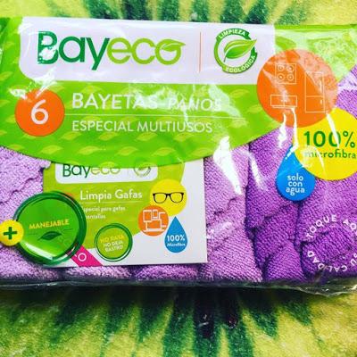bayeco, limpieza ecológica, solo con agua, 100% microfibra, 