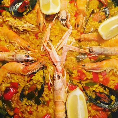 paella, arroz de marisco, arroz, preparado de el lidl