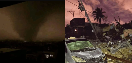 Impactante video del tornado que azotó La Habana, Cuba (+FOTOS)
