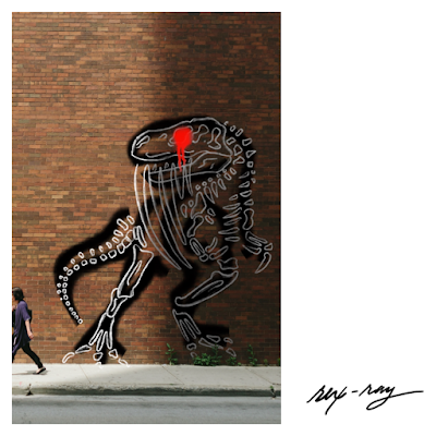 Inventando graffitis dinosaurianos con Ian Ruisard Inventando graffitis dinosaurianos con Ian Ruisard