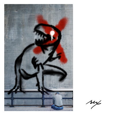 Inventando graffitis dinosaurianos con Ian Ruisard Inventando graffitis dinosaurianos con Ian Ruisard