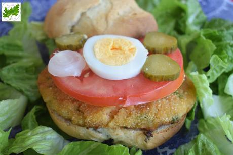 Hamburguesas de Arroz con Habichuelas