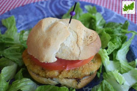 Hamburguesas de Arroz con Habichuelas