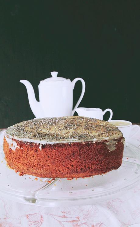 CARROT CAKE CON CREMA DE CACAHUETE