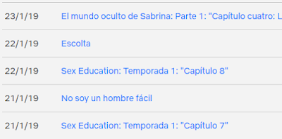 Revisando mi historial de Netflix, ¿qué estuve viendo? Revisando mi historial de Netflix, ¿qué estuve viendo?