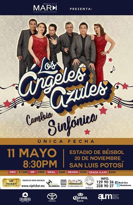 Los Ángeles Azules ofrecerán concierto Sinfónico en San Luis Potosí