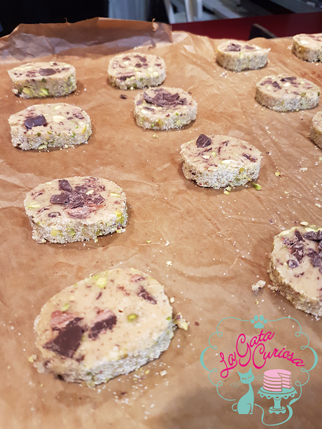 GALLETAS DE PISTACHOS Y CHOCOLATE