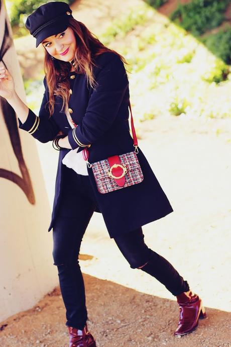 Look con aires navy