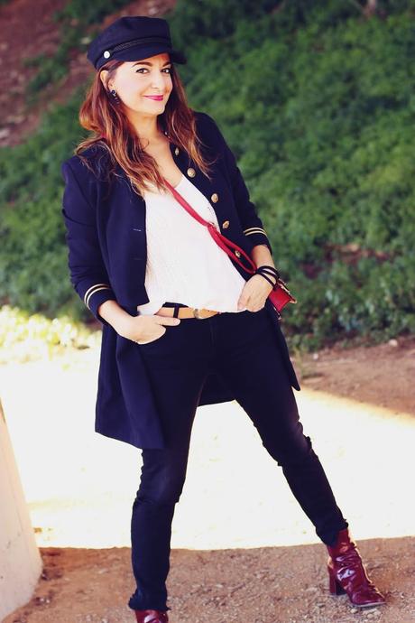 Look con aires navy