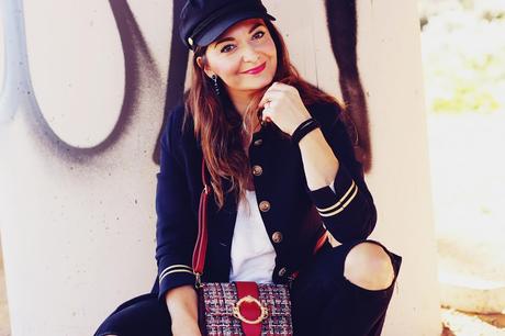 Look con aires navy