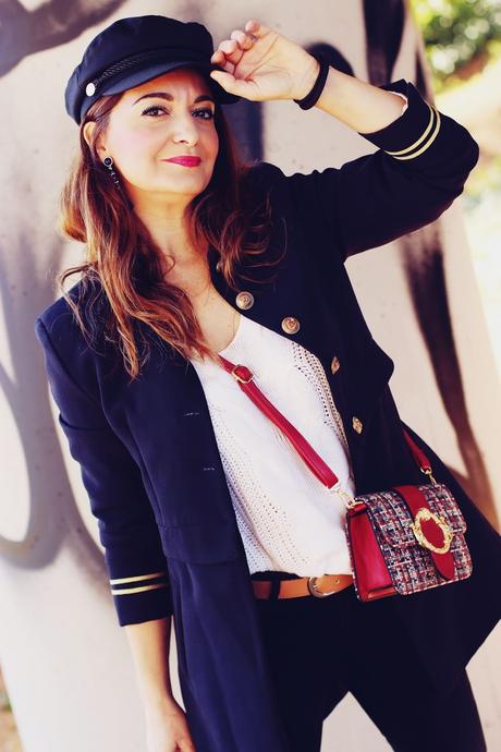 Look con aires navy