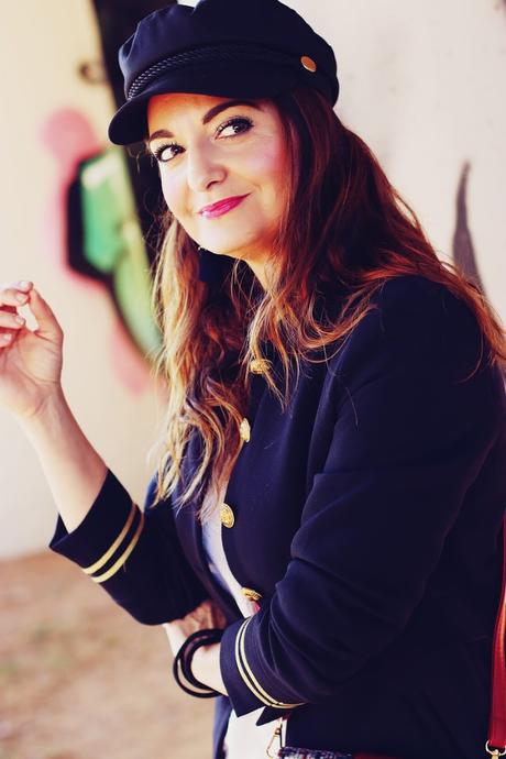 Look con aires navy