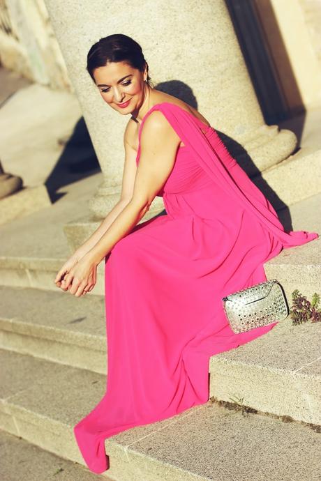 Vestido fucsia para evento Vestido fucsia para evento