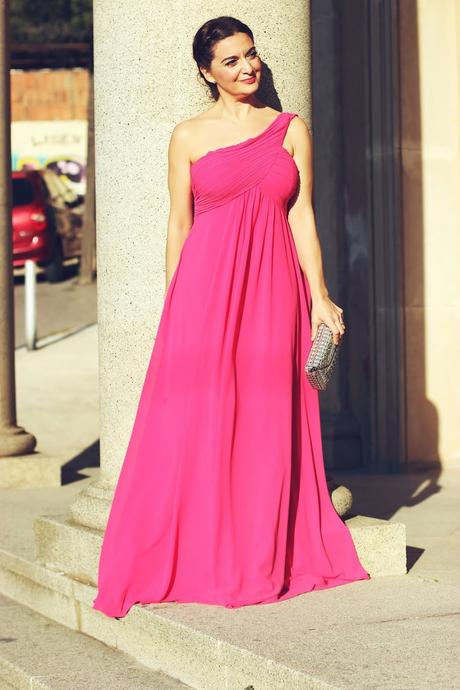 Vestido fucsia para evento Vestido fucsia para evento