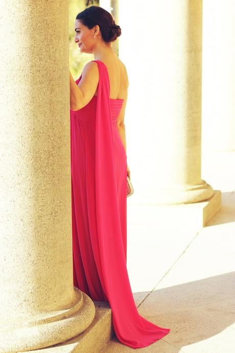 Vestido fucsia para evento