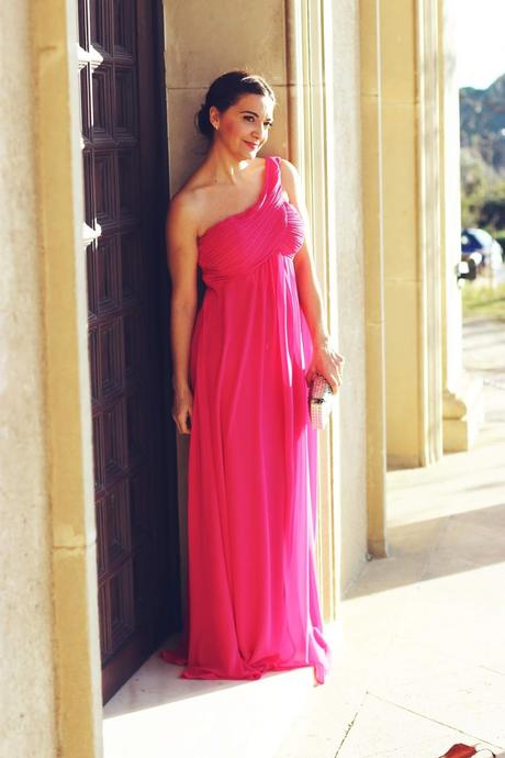 Vestido fucsia para evento Vestido fucsia para evento