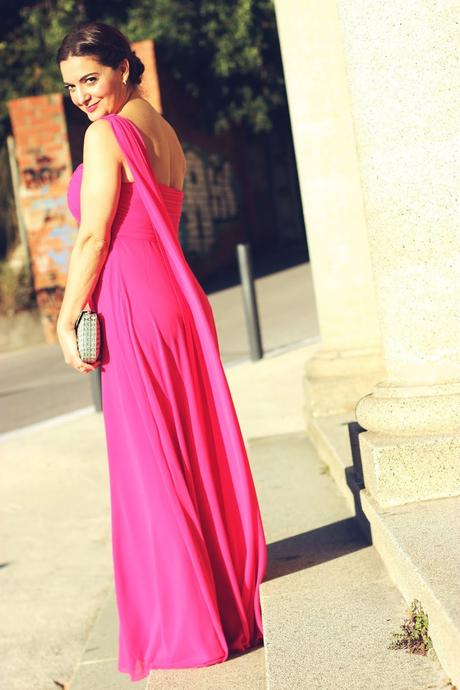 Vestido fucsia para evento Vestido fucsia para evento